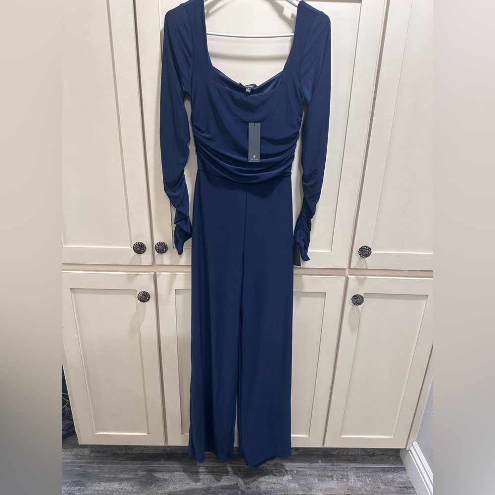 Lulu's Midnight Blue Jumpsuit